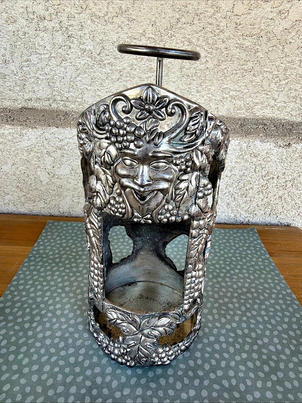 Ornate Silver-Tone Drinkware